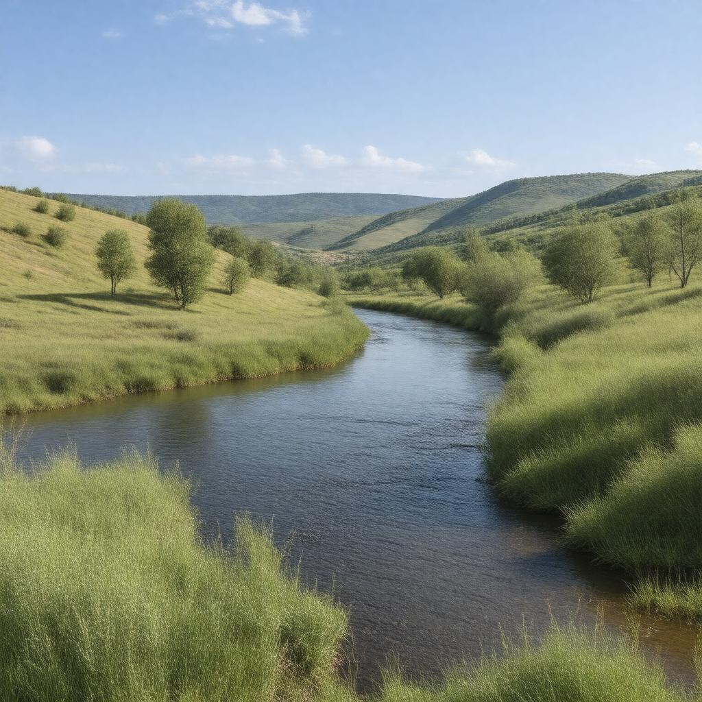 AI-created image of Big Sioux River