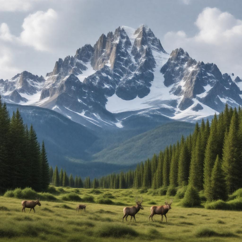 AI-created image of Bighorn Mountains