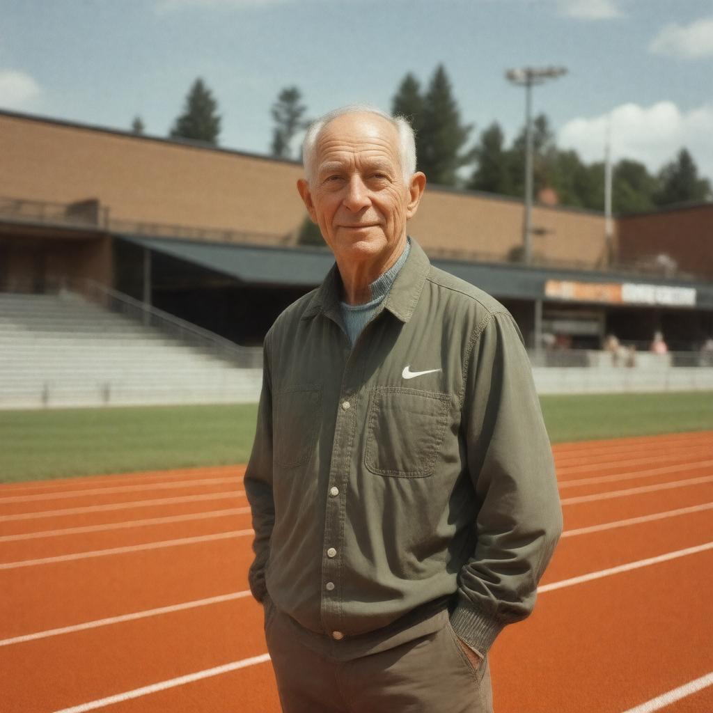 AI-created image of Bill Bowerman