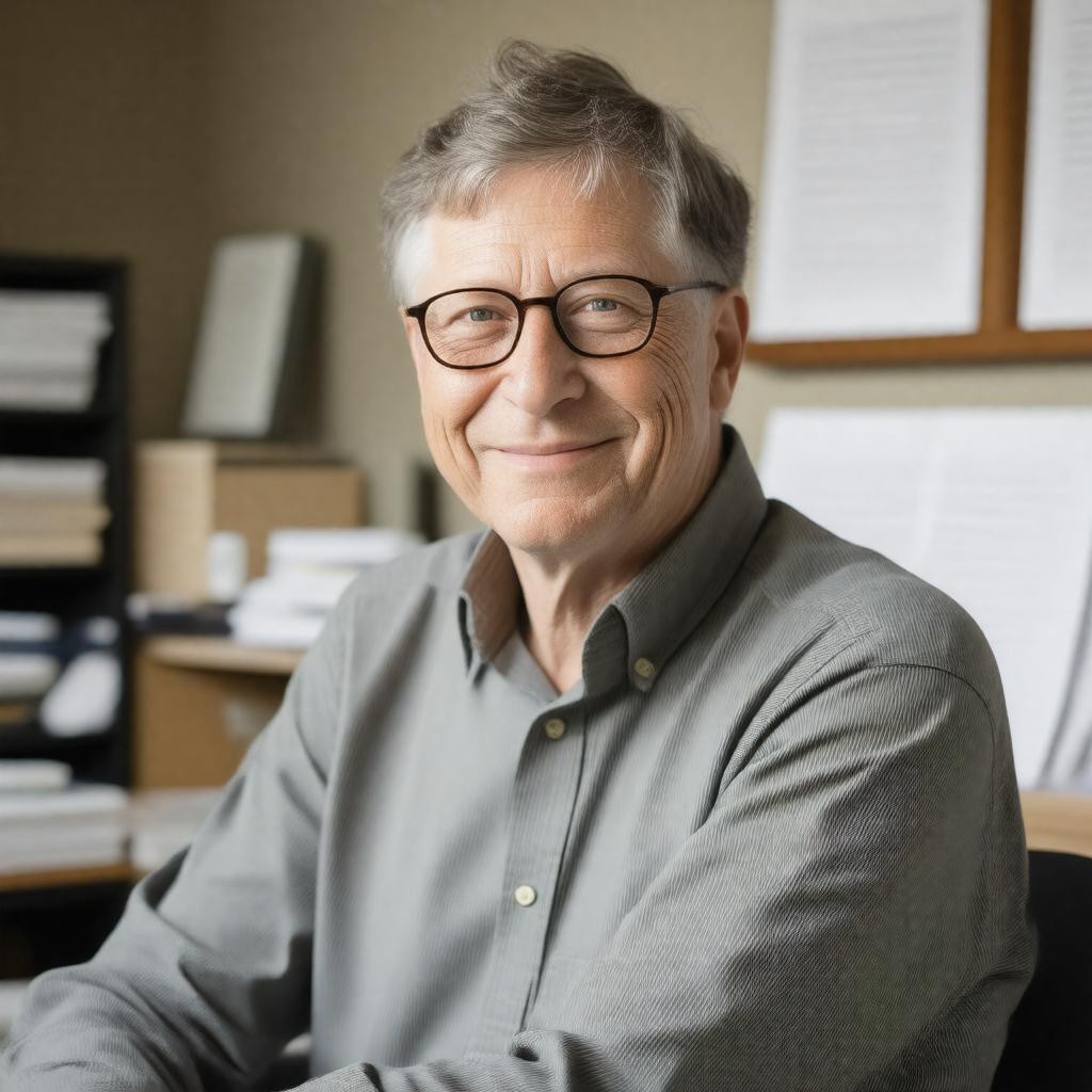AI-created image of Bill Gates (resident)