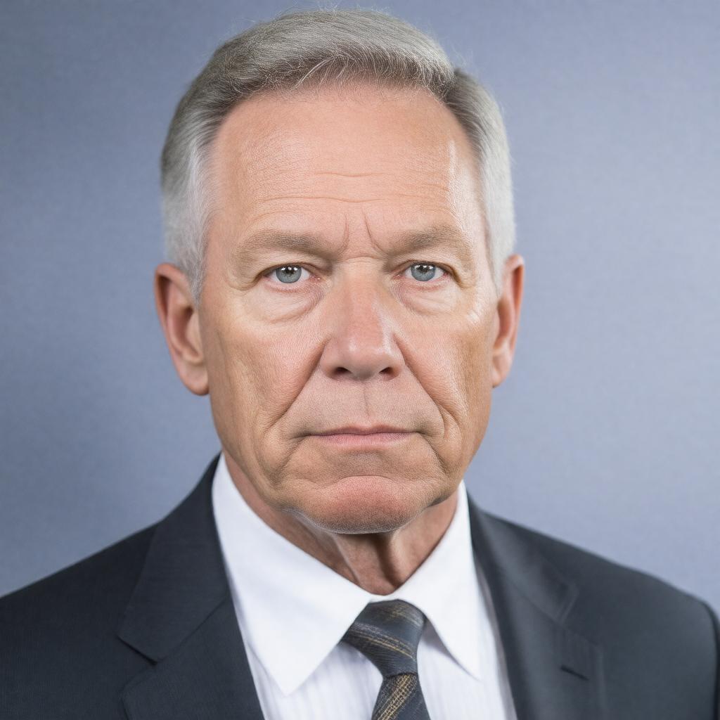 AI-created image of Bill Keller