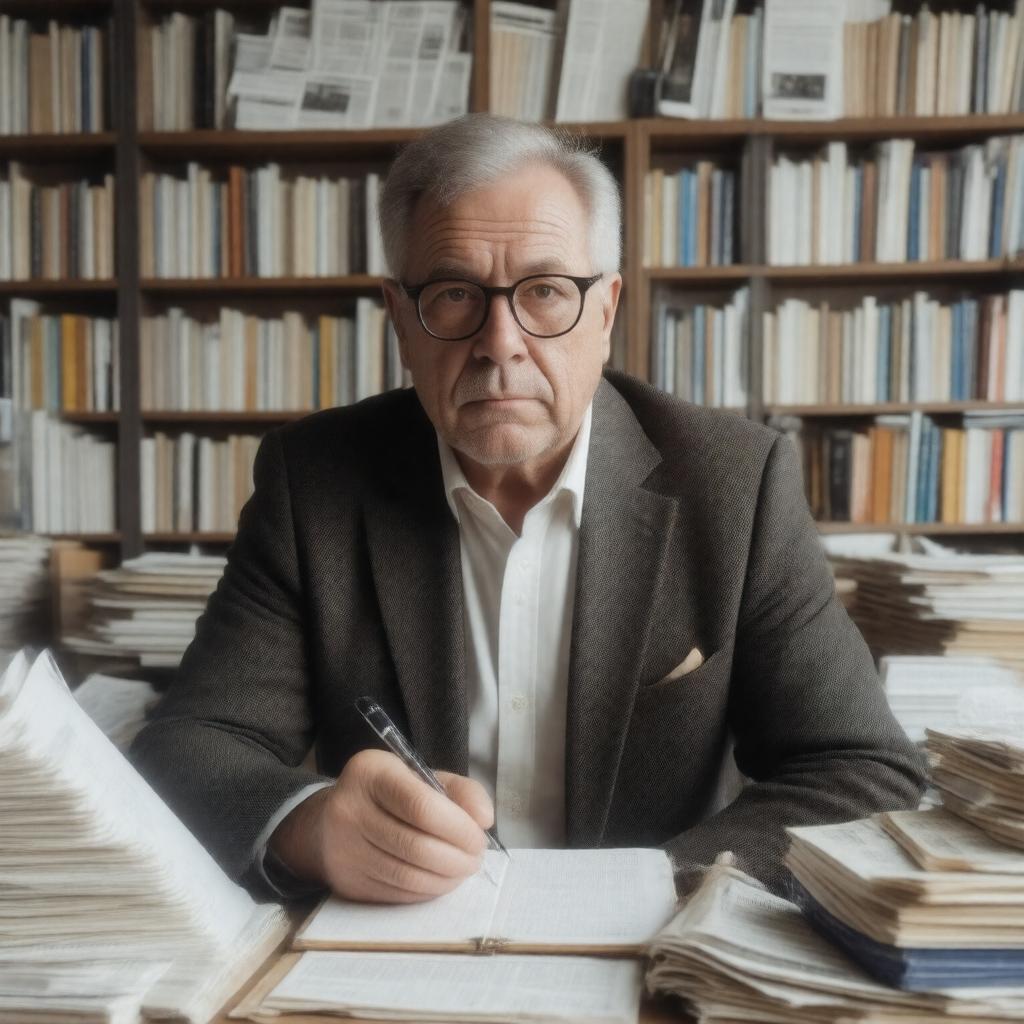 AI-created image of Bill Lueders