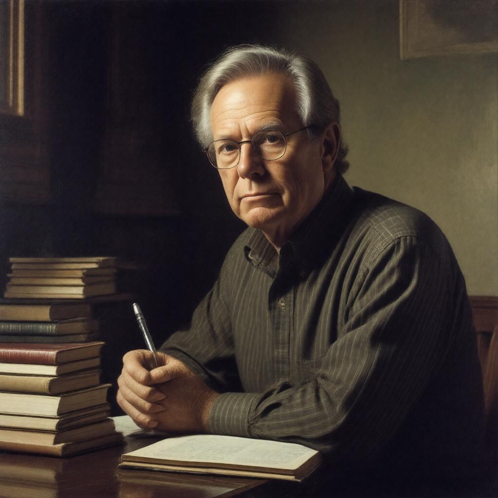 AI-created image of Bill Moyers