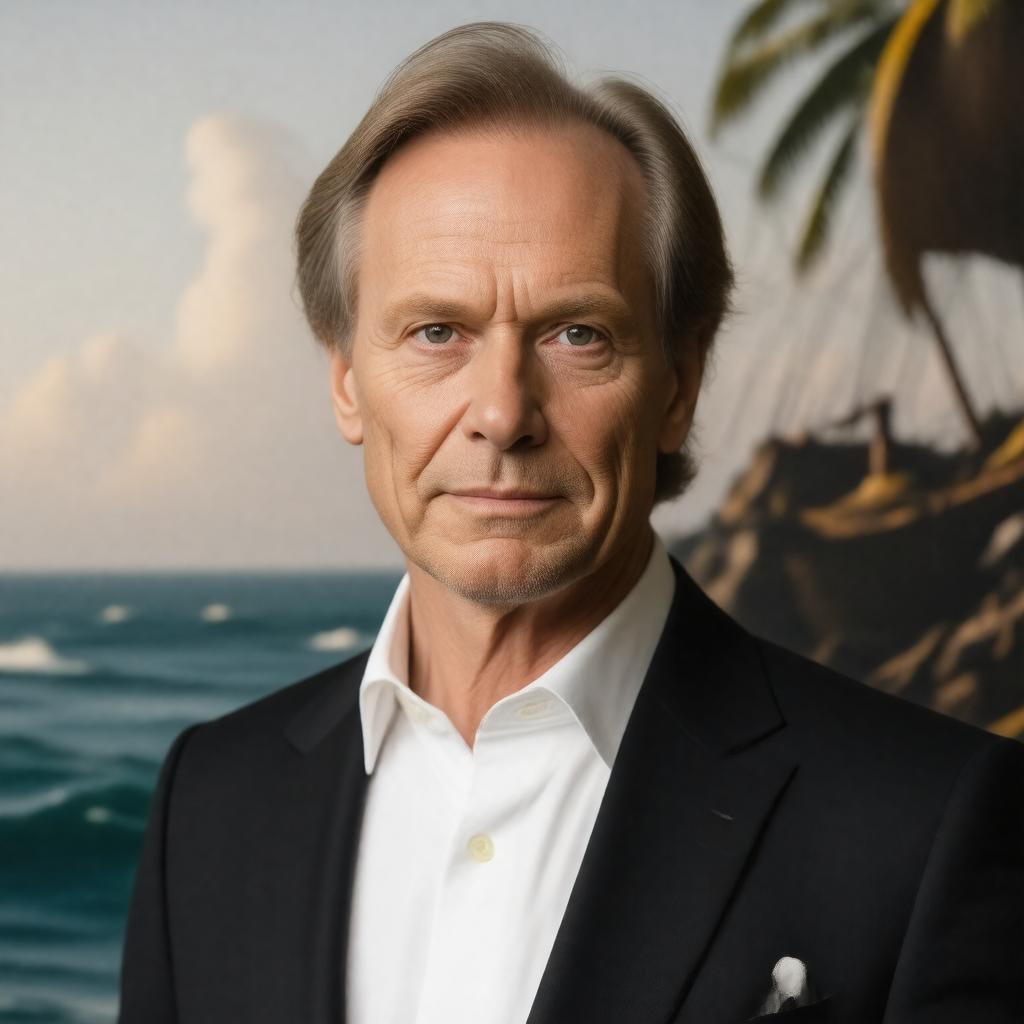 AI-created image of Bill Nighy