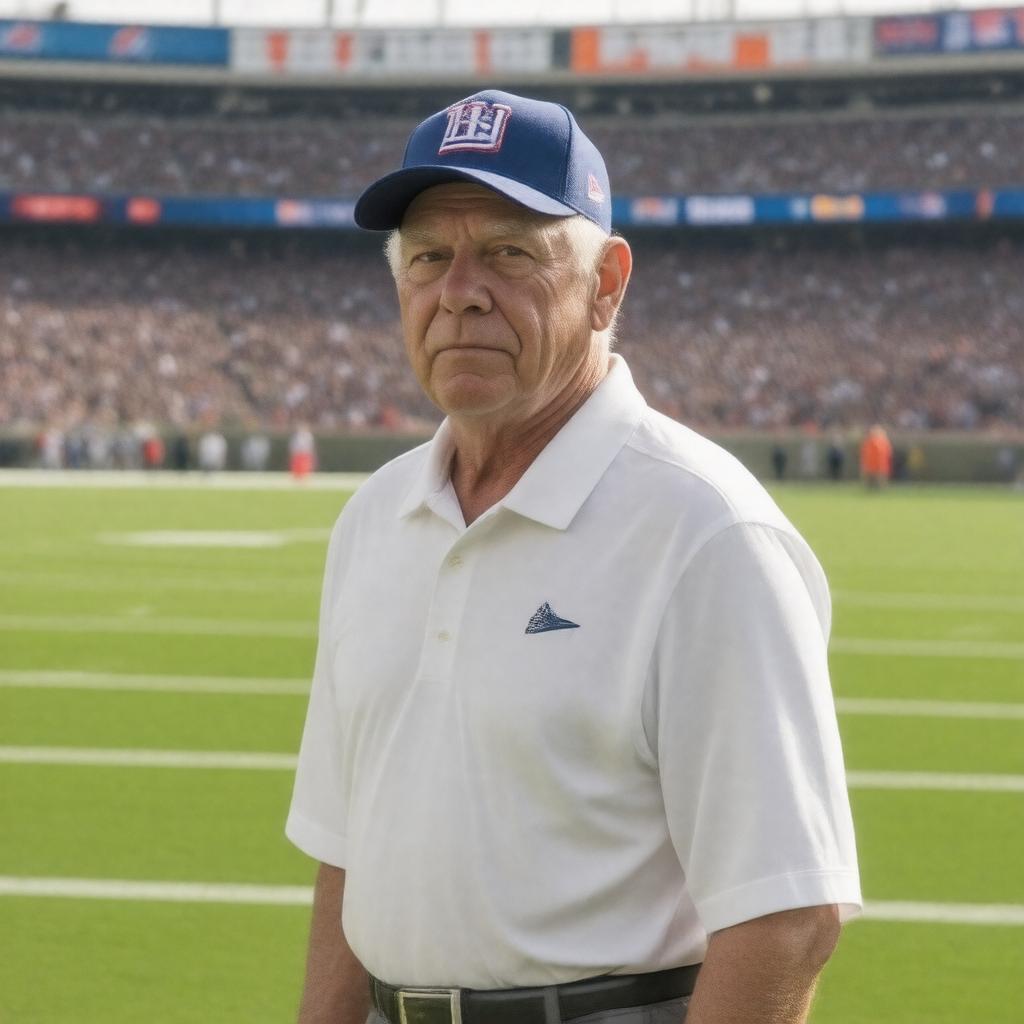 AI-created image of Bill Parcells