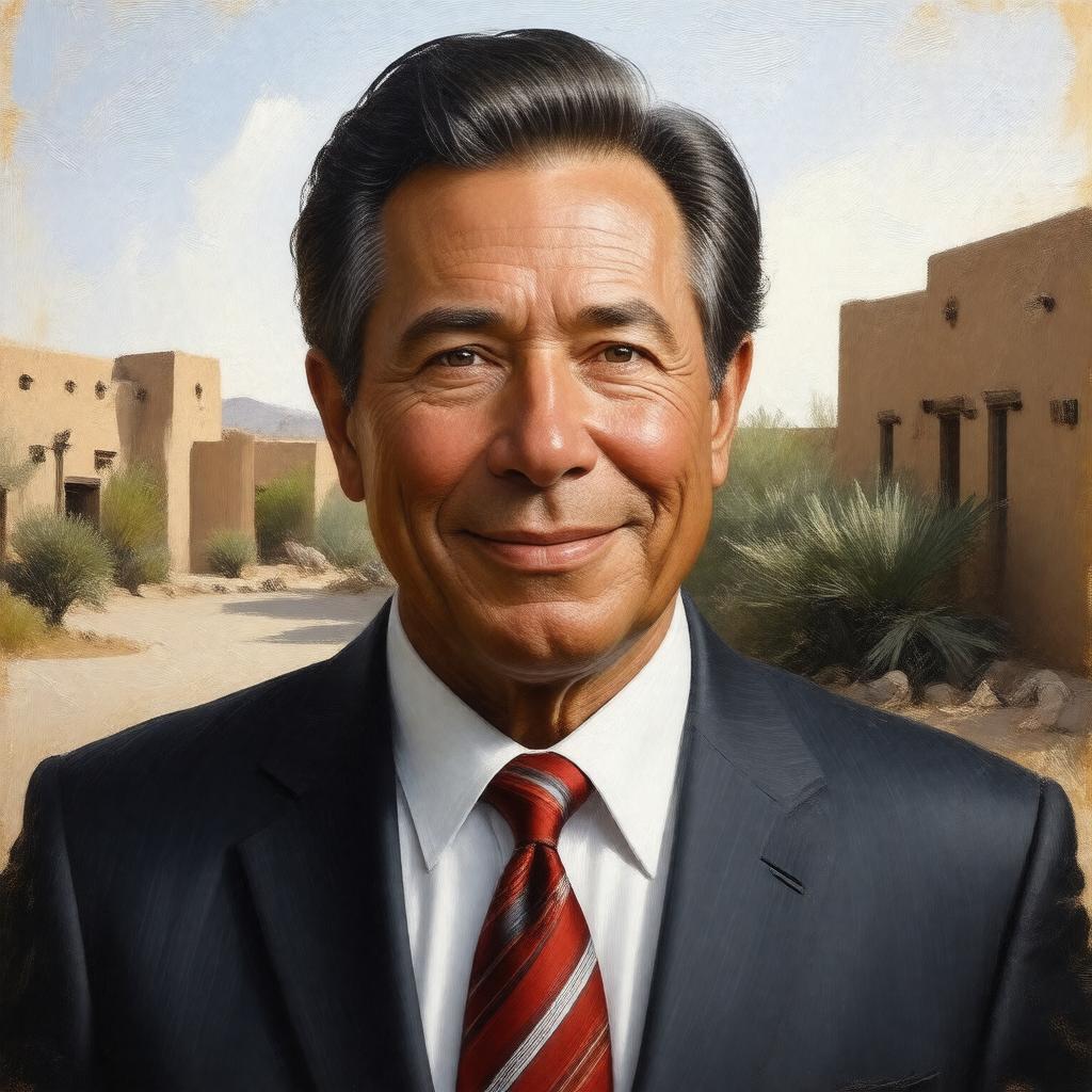 AI-created image of Bill Richardson