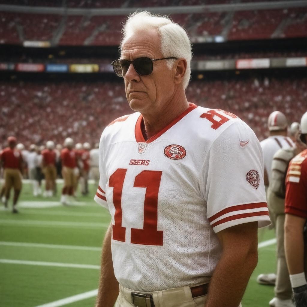 AI-created image of Bill Walsh