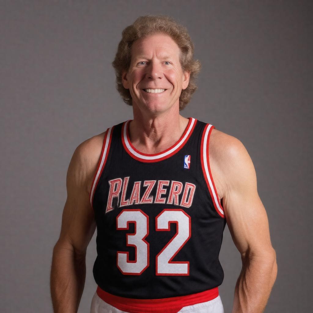 AI-created image of Bill Walton