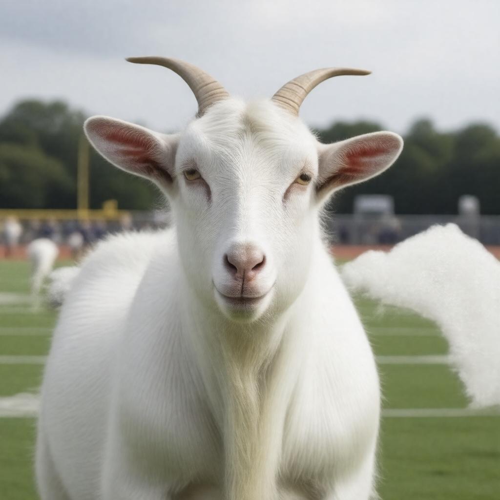 Click to view larger image AI-created image of Bill the Goat