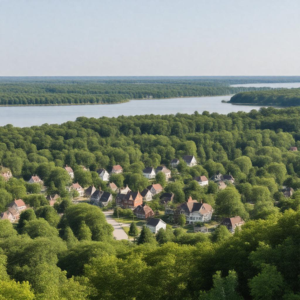 AI-created image of Billerica, Massachusetts