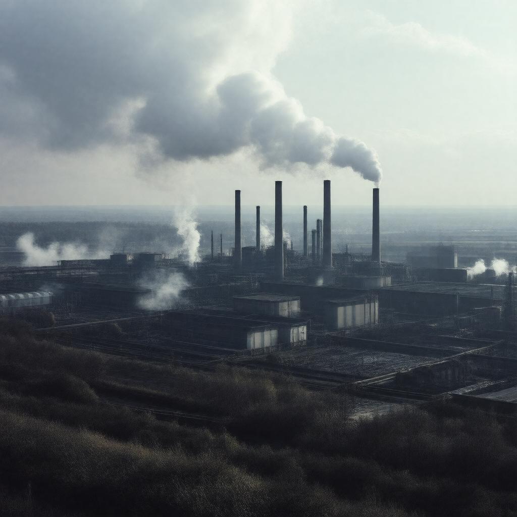 Click to view larger image AI-created image of Billingham Steelworks