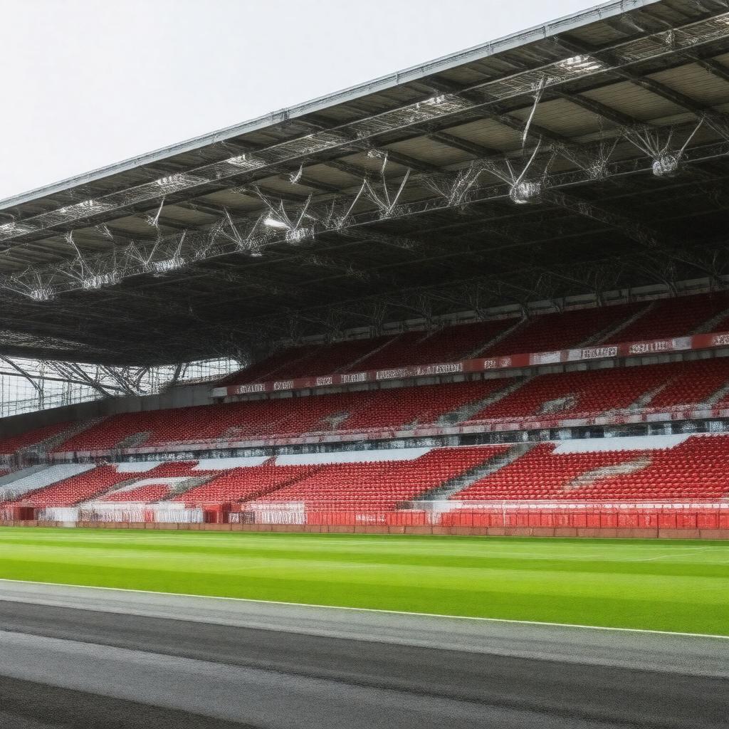 AI-created image of Billy Bonds Stand at London Stadium