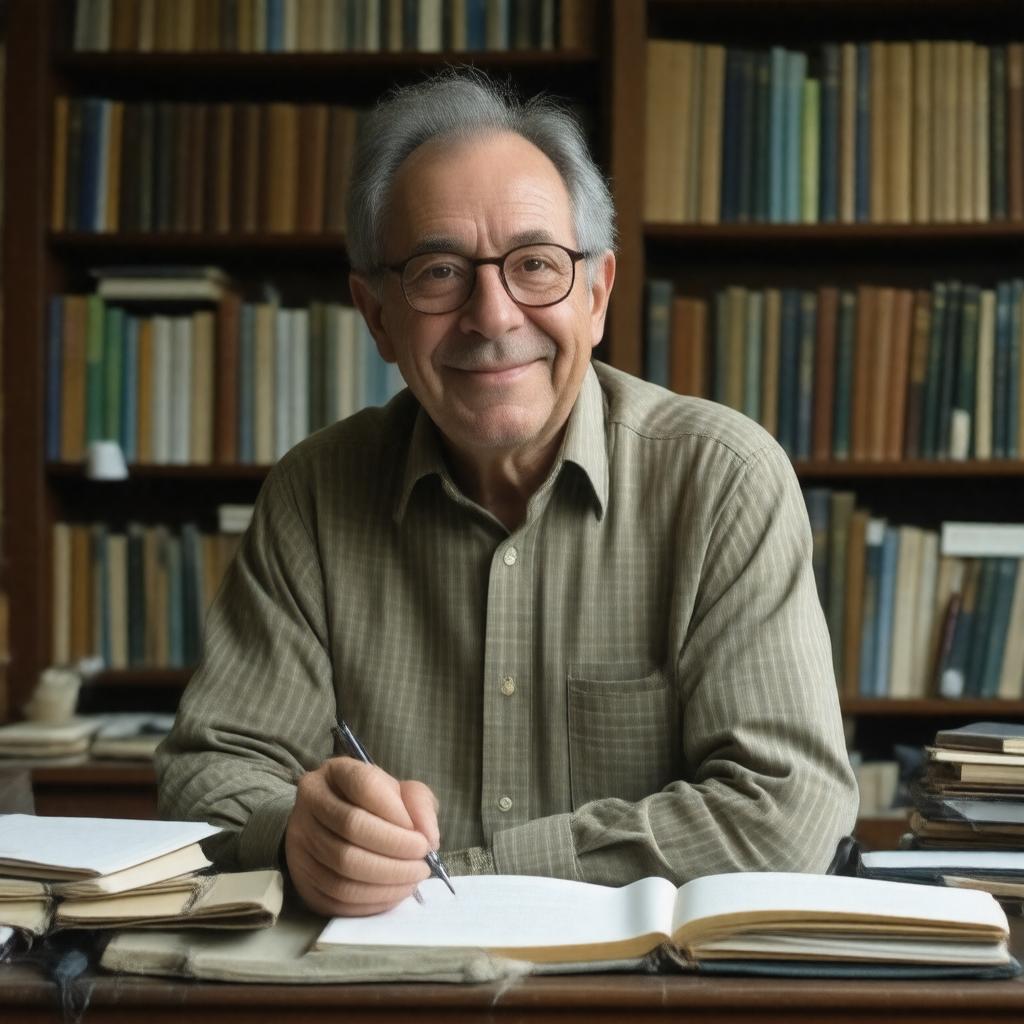 AI-created image of Billy Collins