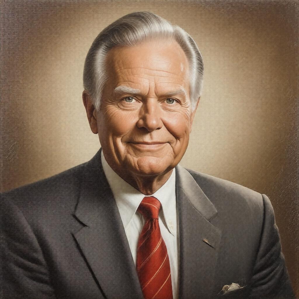 AI-created image of Billy Graham