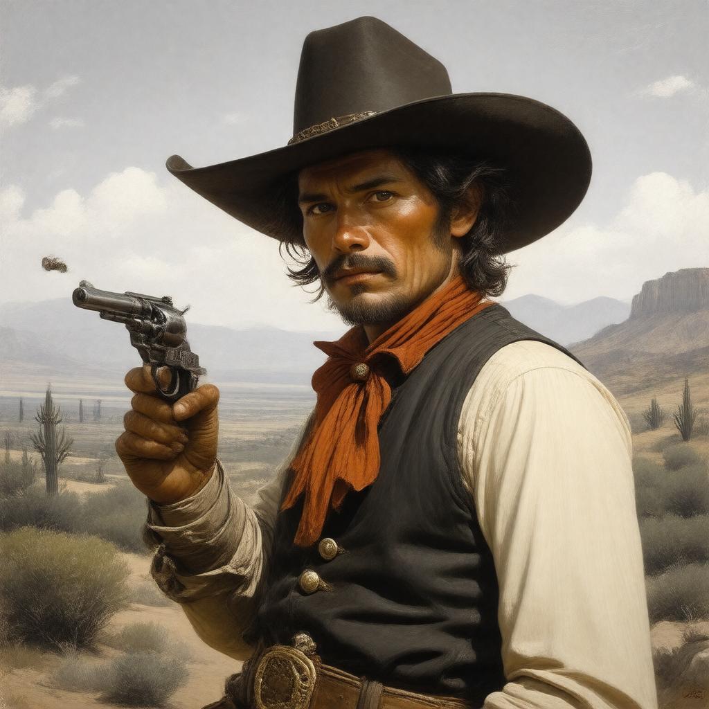 AI-created image of Billy the Kid