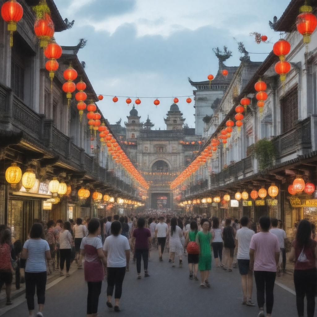 AI-created image of Binondo Chinatown