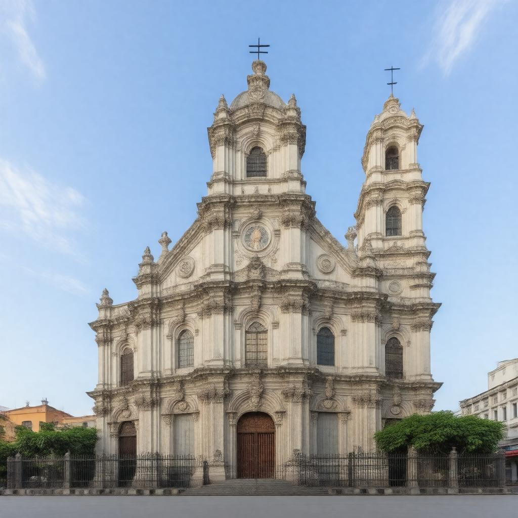 Click to view larger image AI-created image of Binondo Church