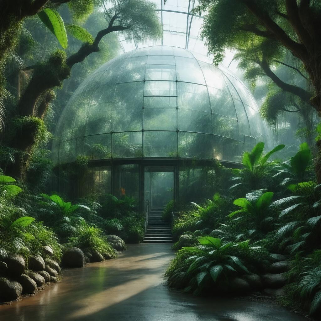 Click to view larger image AI-created image of Biodome