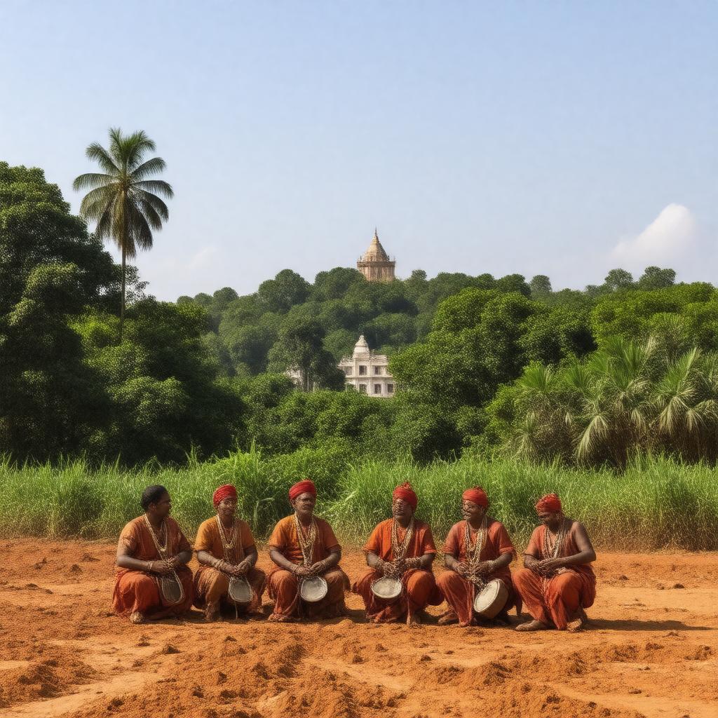 AI-created image of Birbhum district