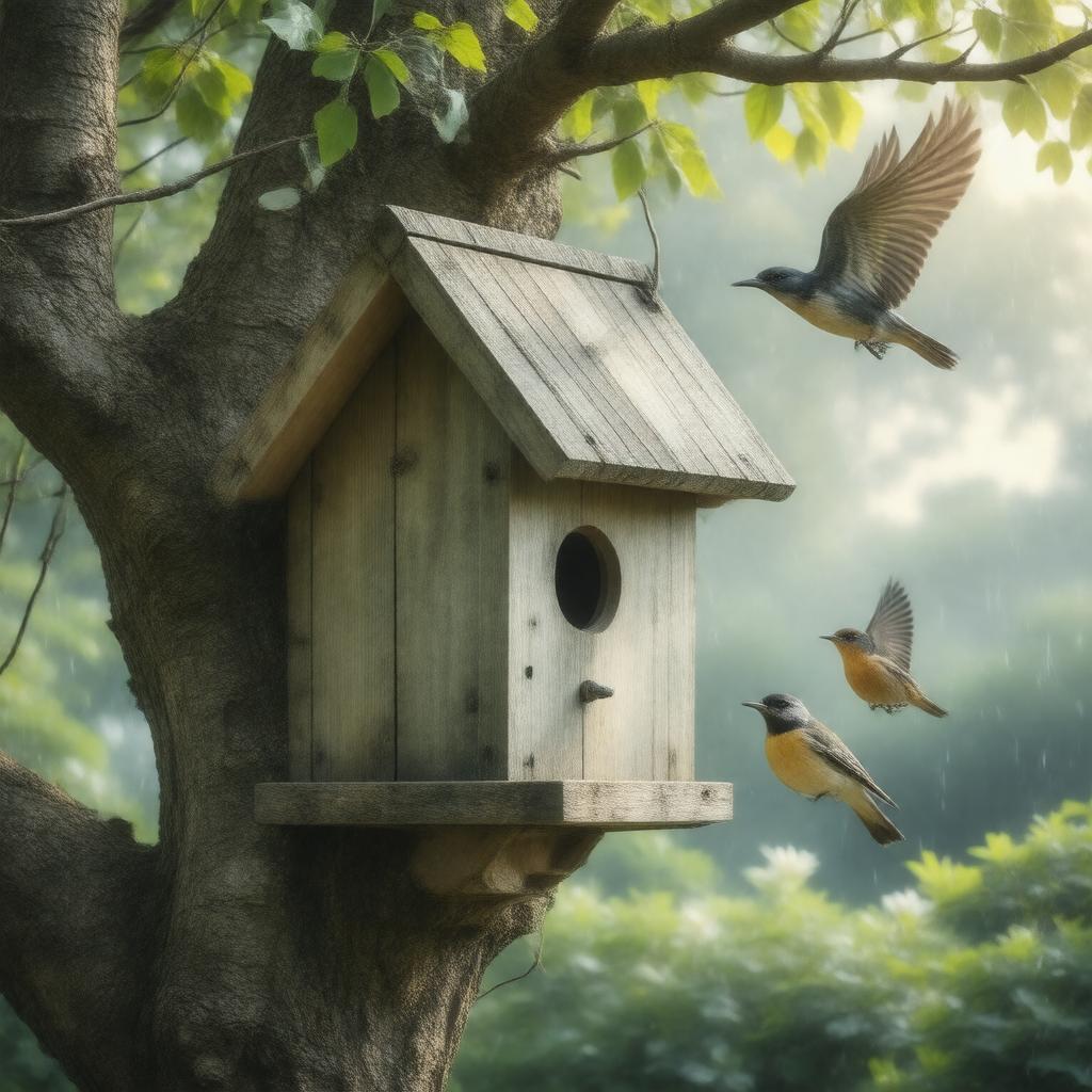 AI-created image of Bird House