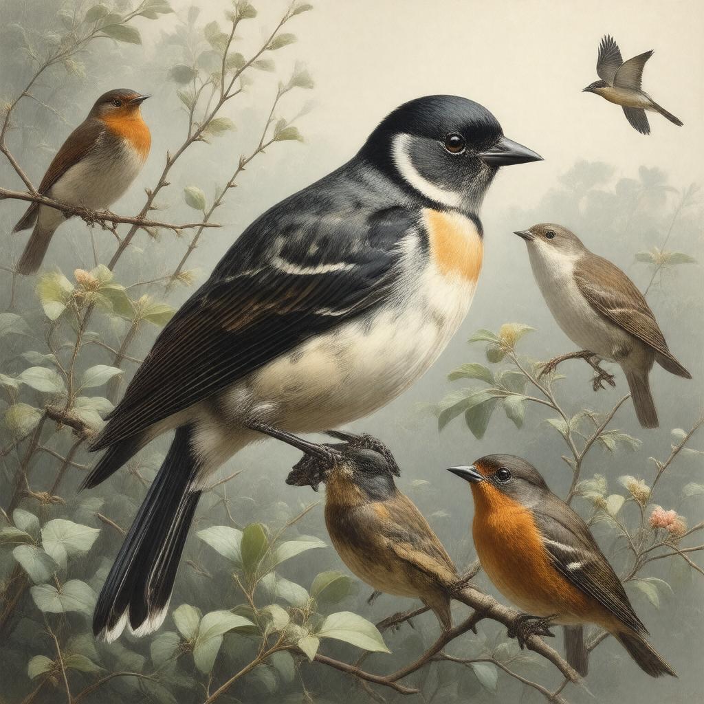 AI-created image of Birds magazine