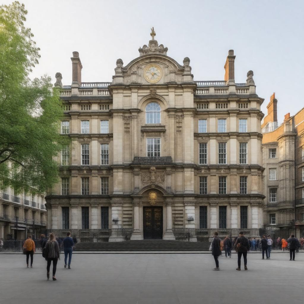 AI-created image of Birkbeck, University of London