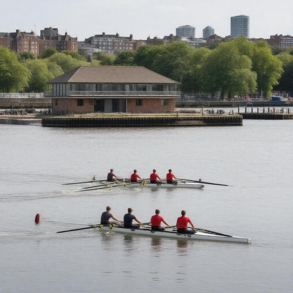 AI-created image of Birkbeck, University of London Boat Club