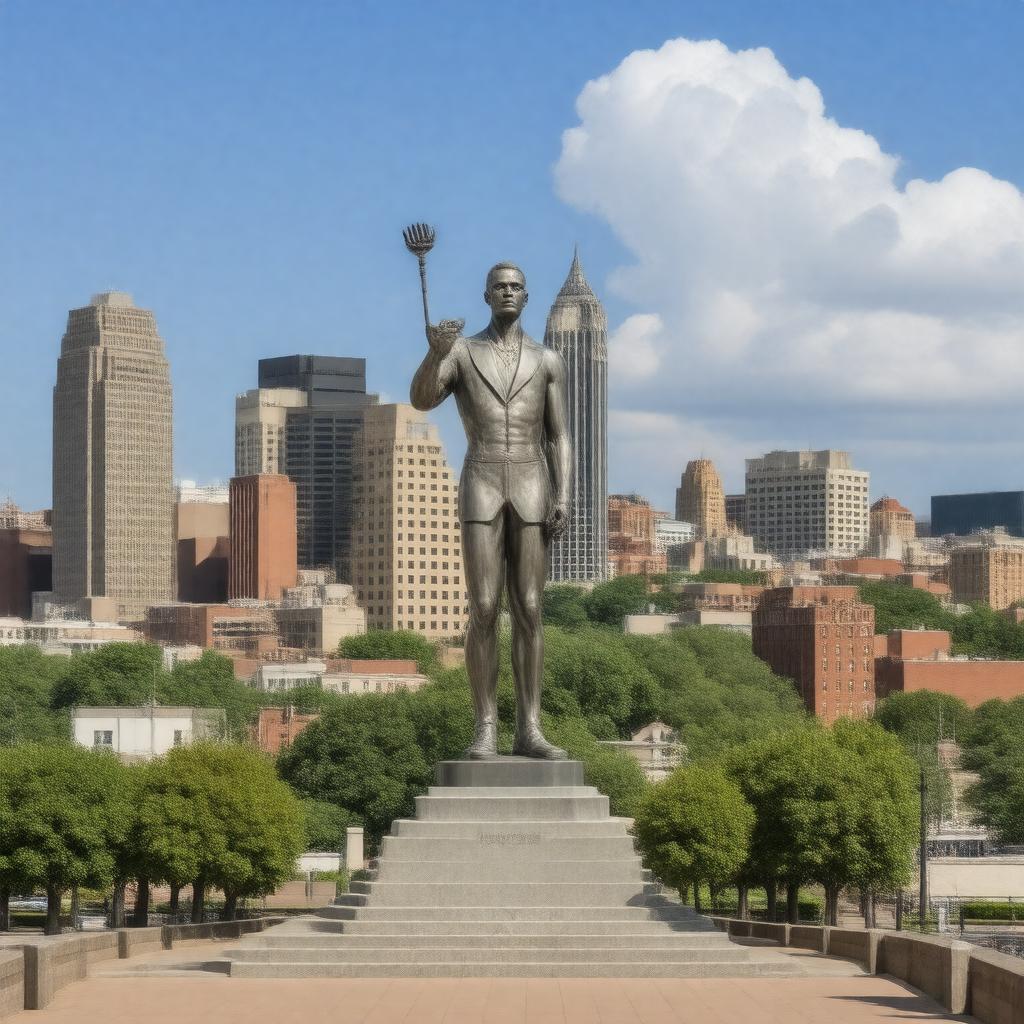 AI-created image of Birmingham, Alabama, USA