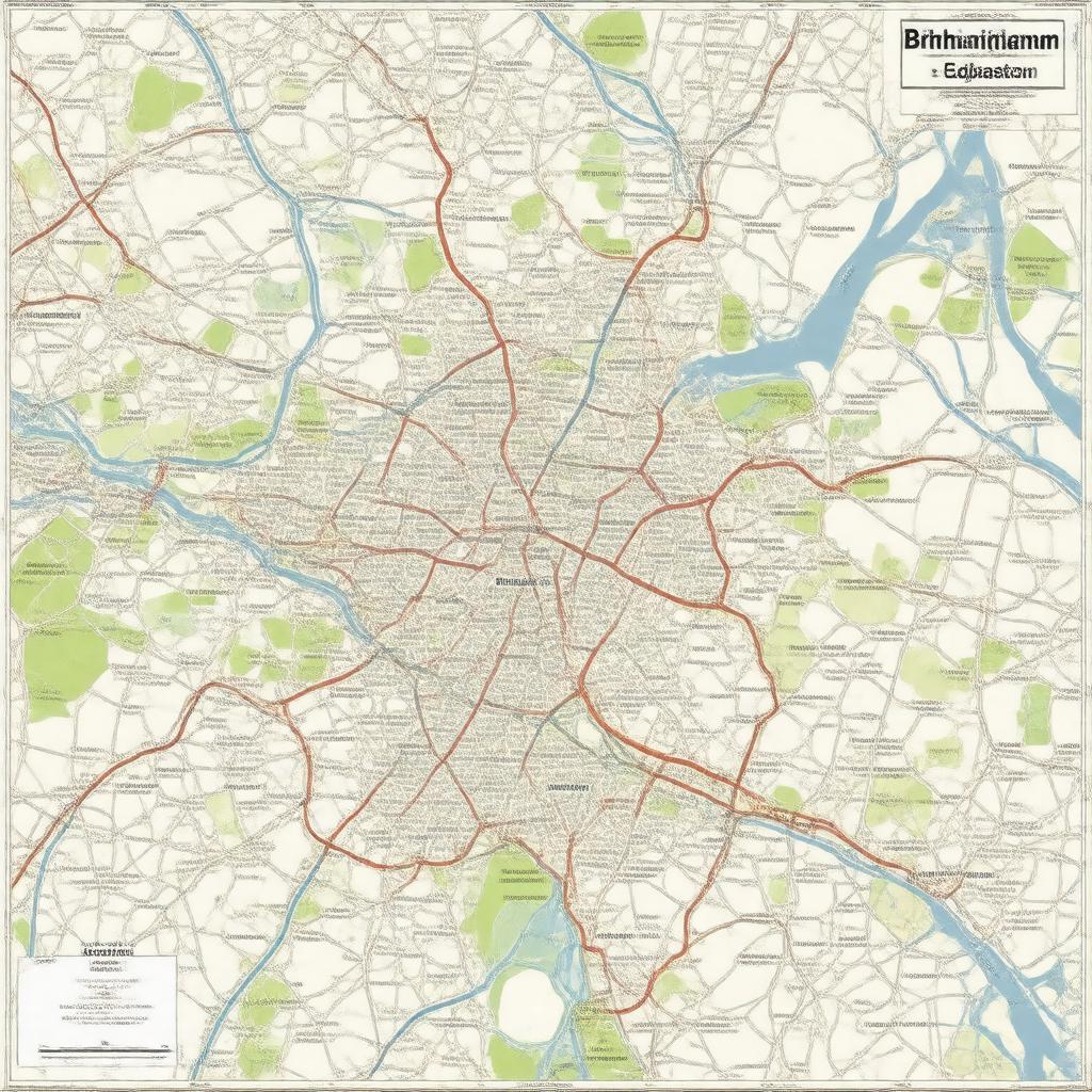 AI-created image of Birmingham Edgbaston