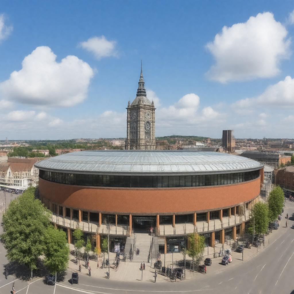 AI-created image of Birmingham, England