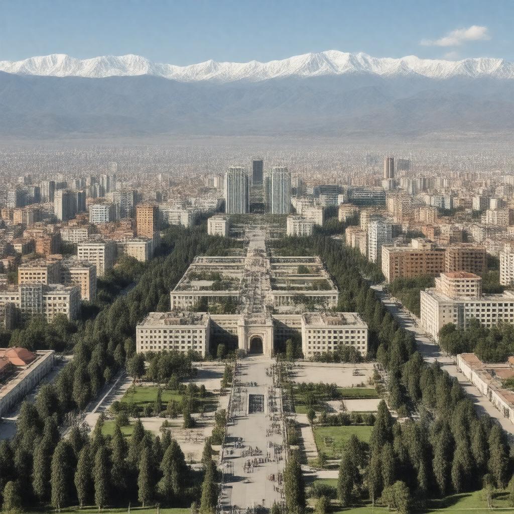 AI-created image of Bishkek