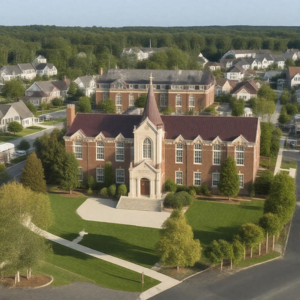 AI-created image of Bishop Fenwick School