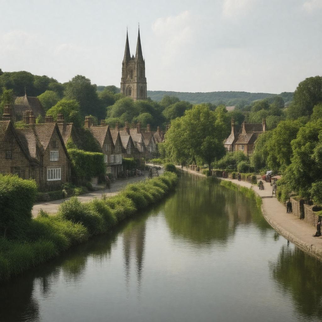 AI-created image of Bishops Stortford