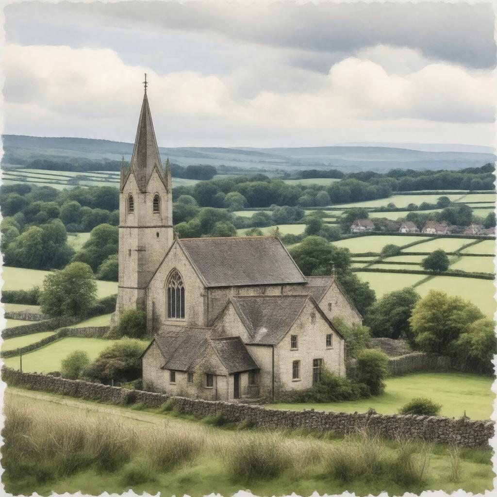 AI-created image of Bishop's Tawton