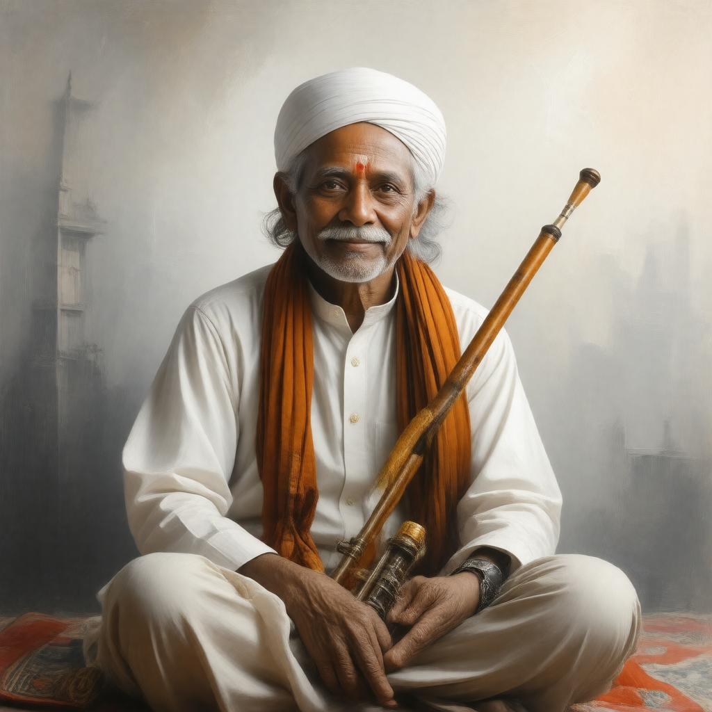 AI-created image of Bismillah Khan