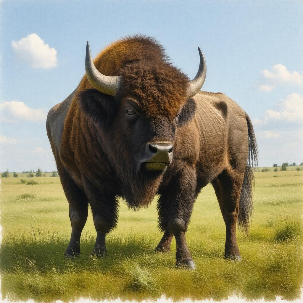 AI-created image of Bison