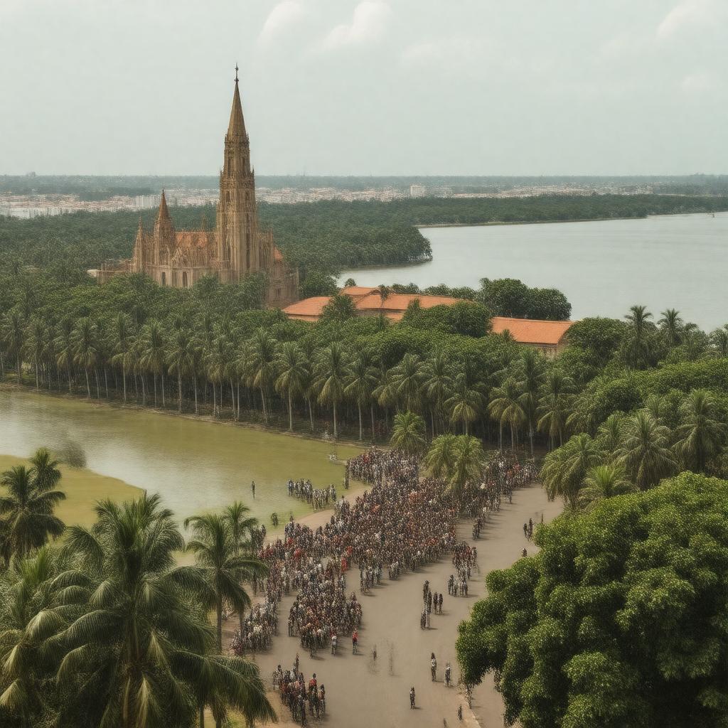 AI-created image of Bissau