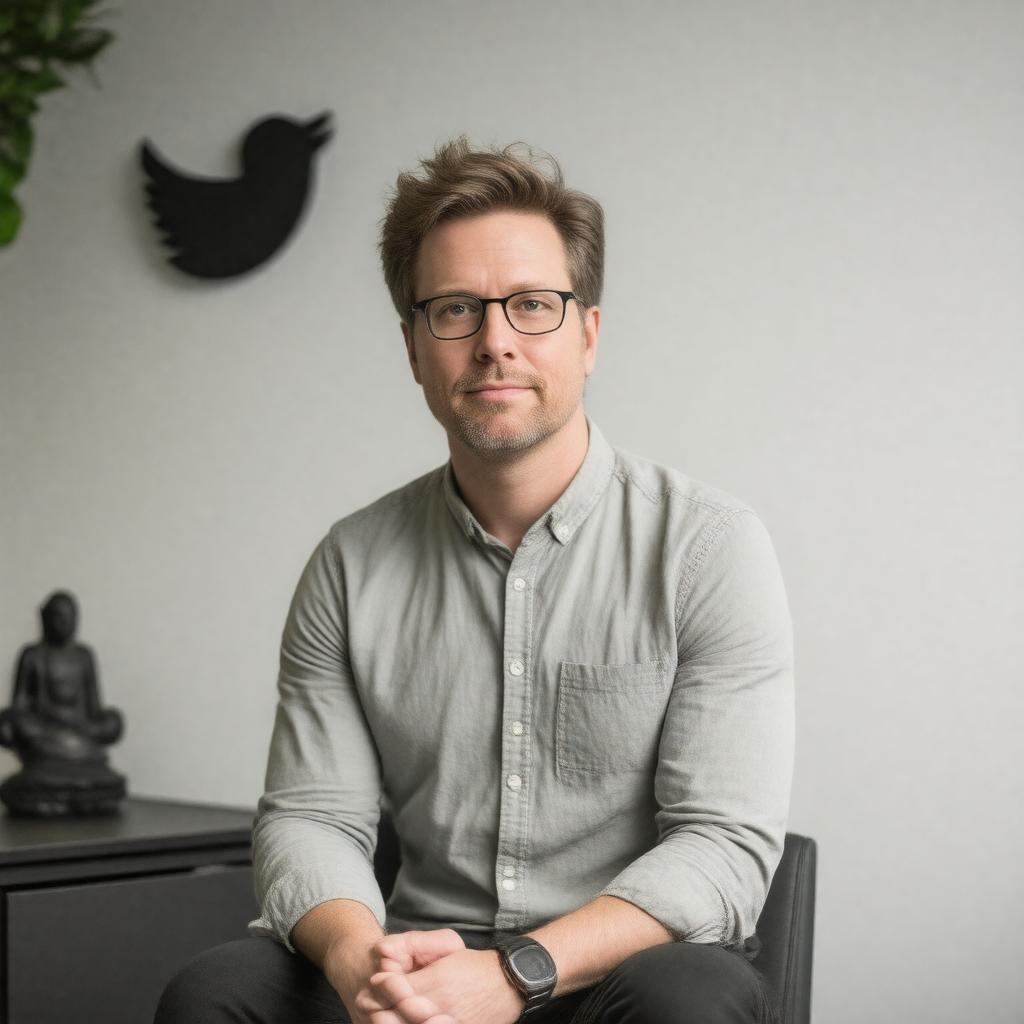AI-created image of Biz Stone