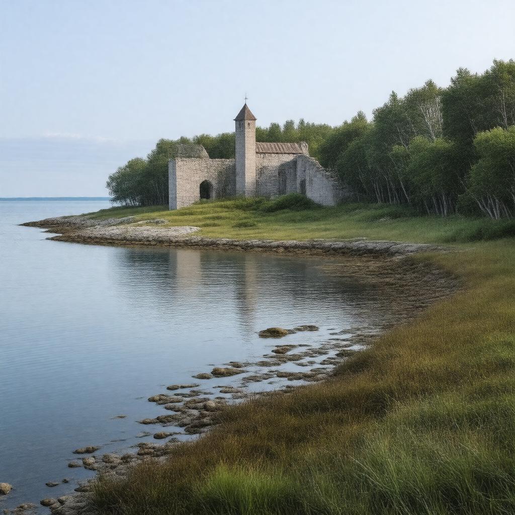 AI-created image of Björkö