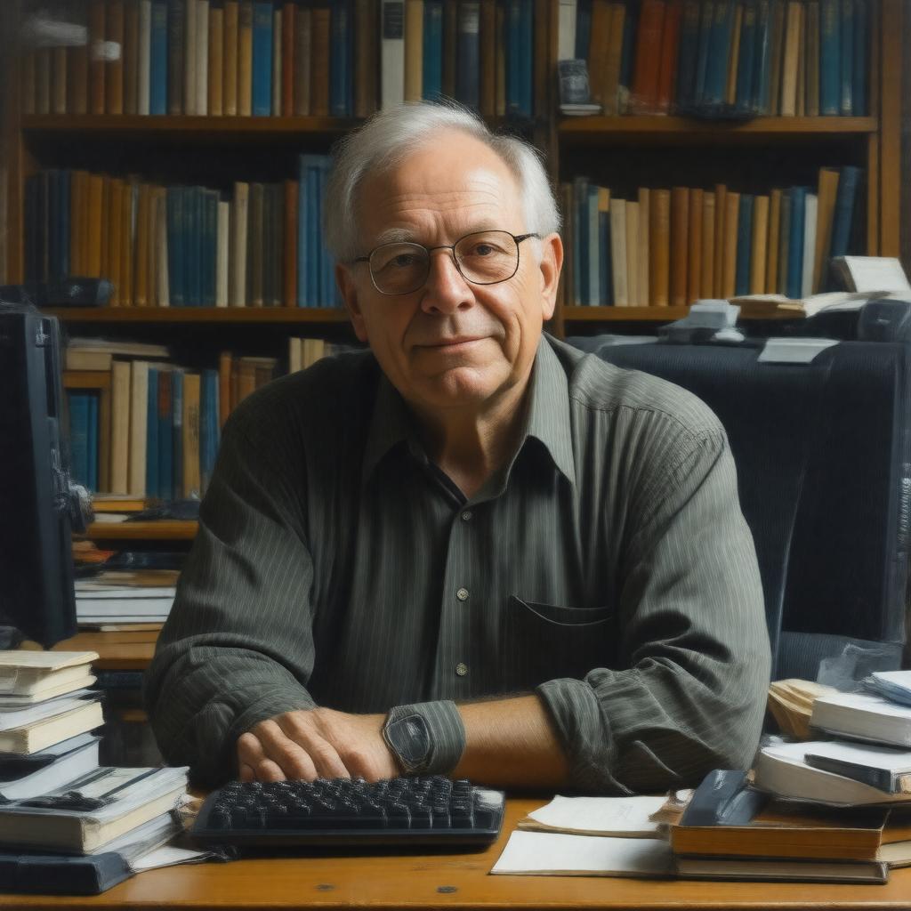 AI-created image of Bjarne Stroustrup