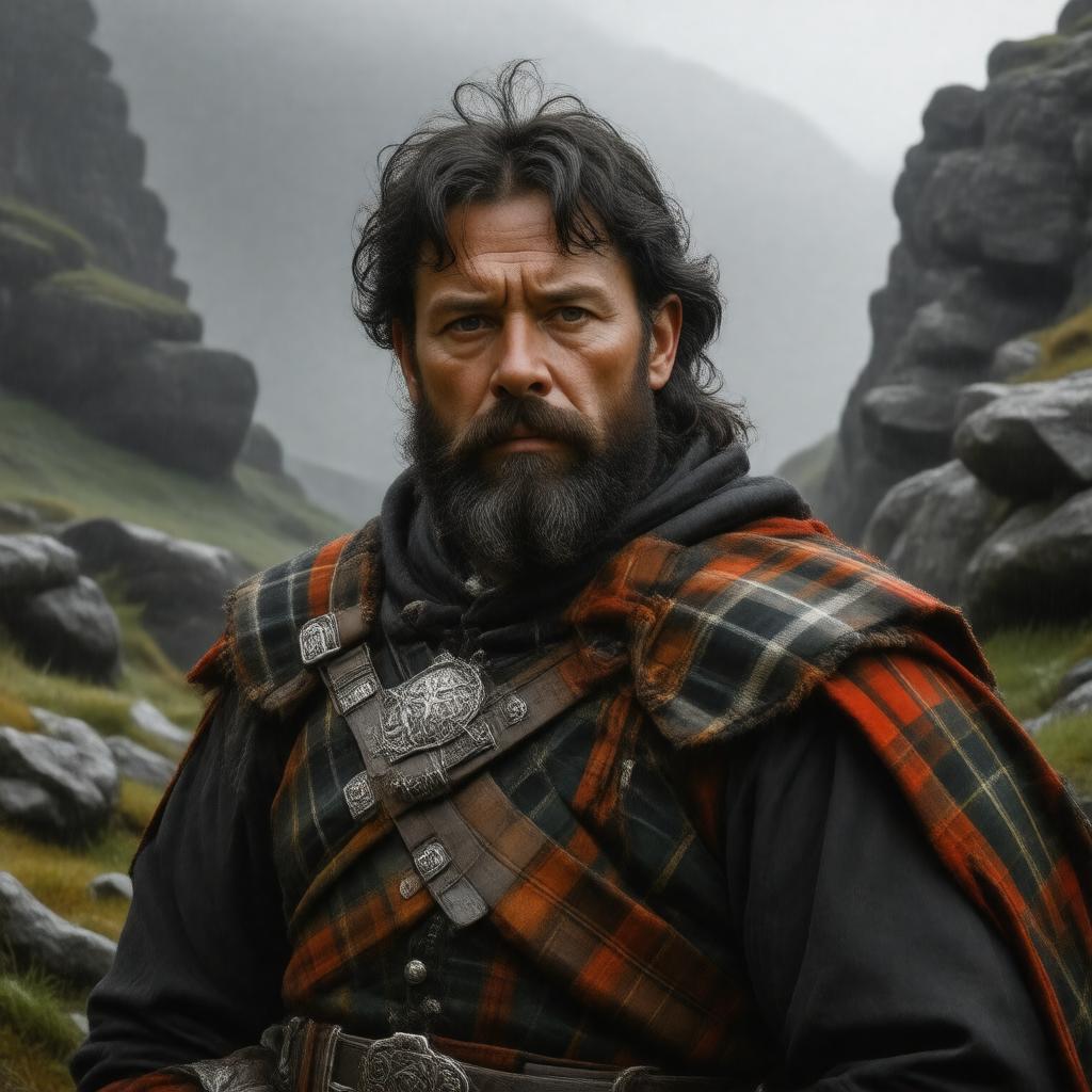 AI-created image of Black Allan