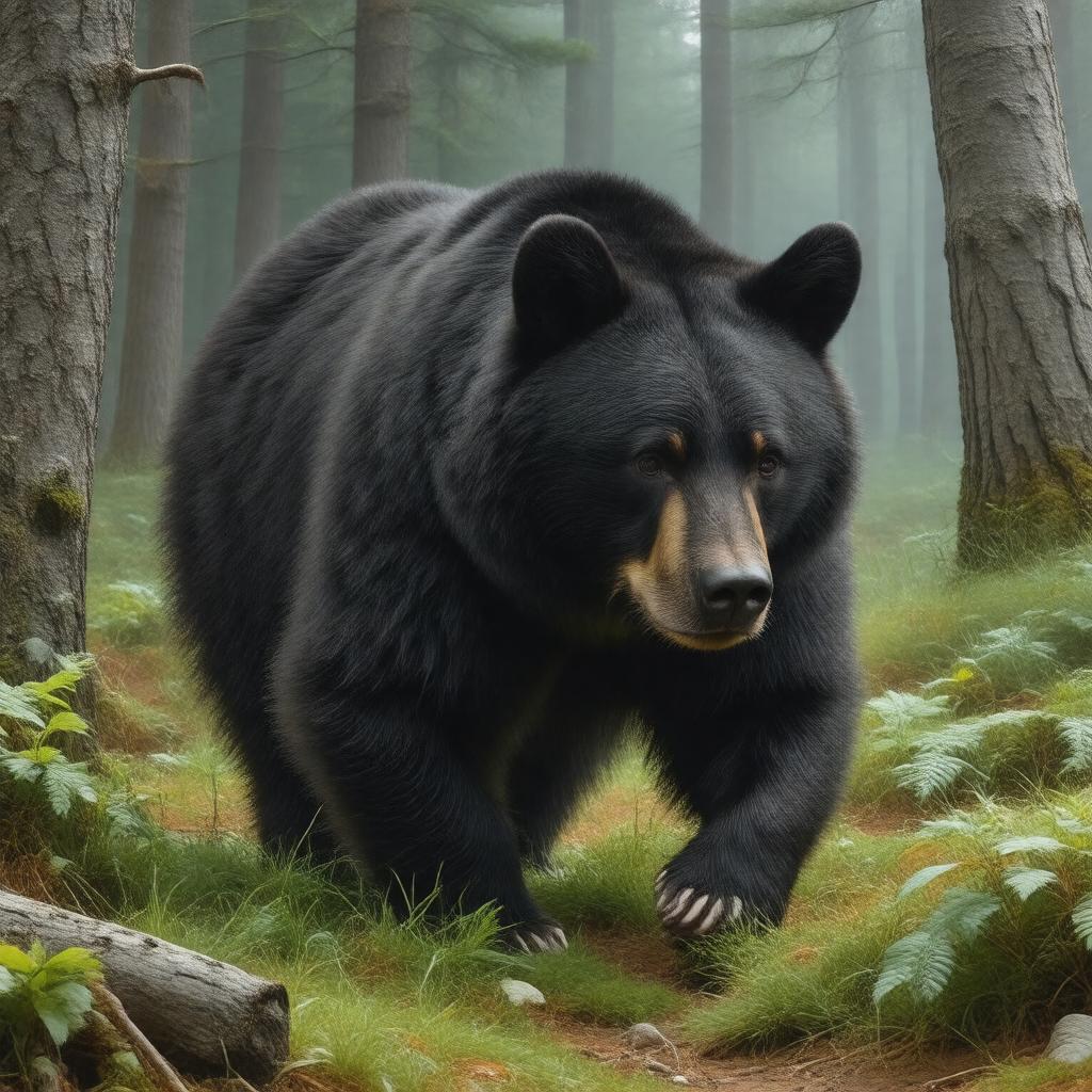 AI-created image of Black Bears