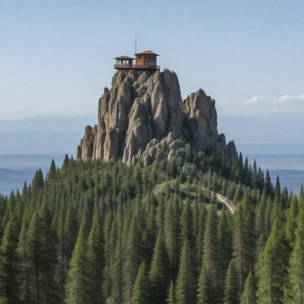 AI-created image of Black Elk Peak