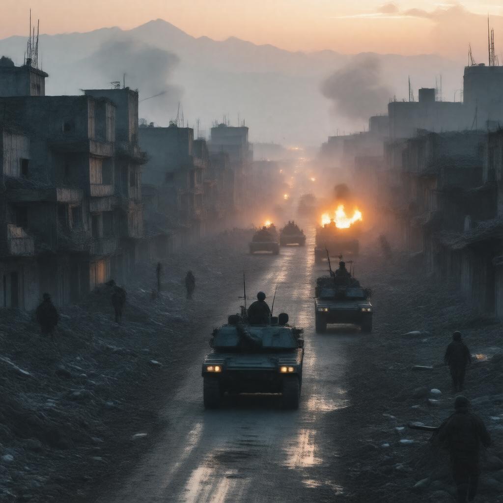 AI-created image of Black Hawk Down (film)