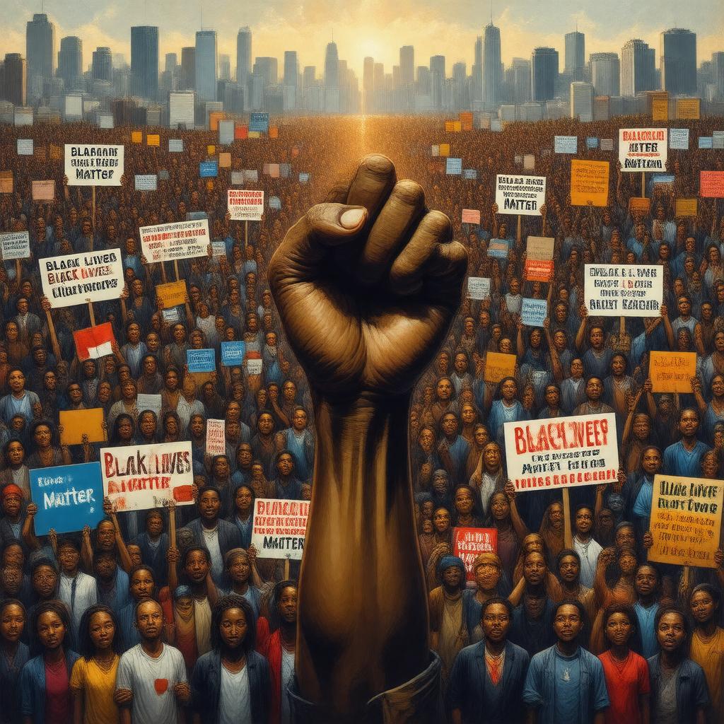 AI-created image of Black Lives Matter
