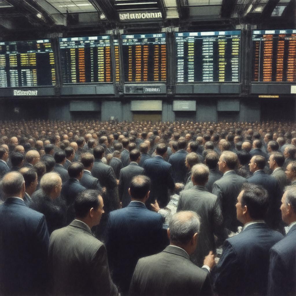 AI-created image of Black Monday (1987)