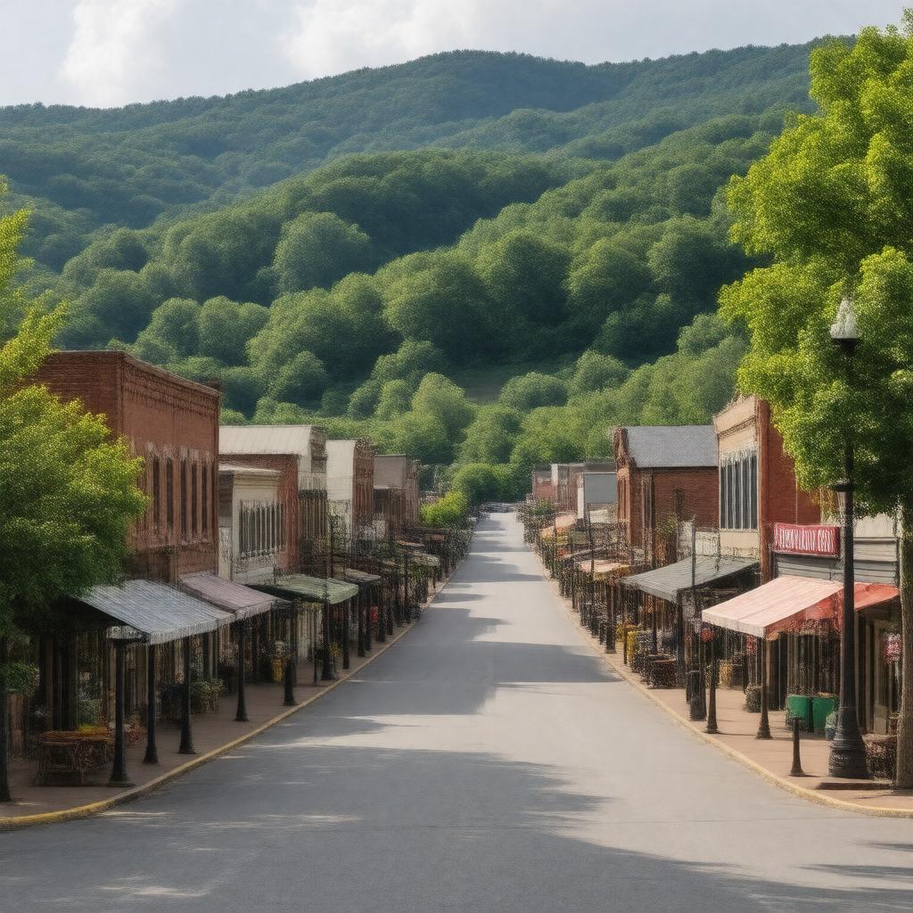 AI-created image of Black Mountain, North Carolina