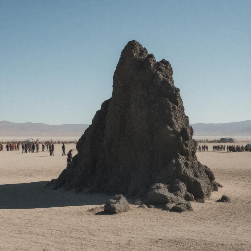 AI-created image of Black Rock