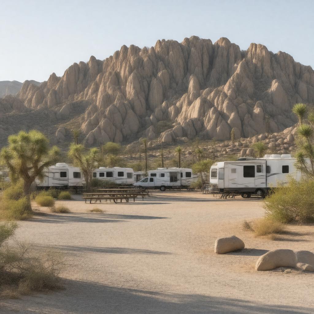 AI-created image of Black Rock Campground