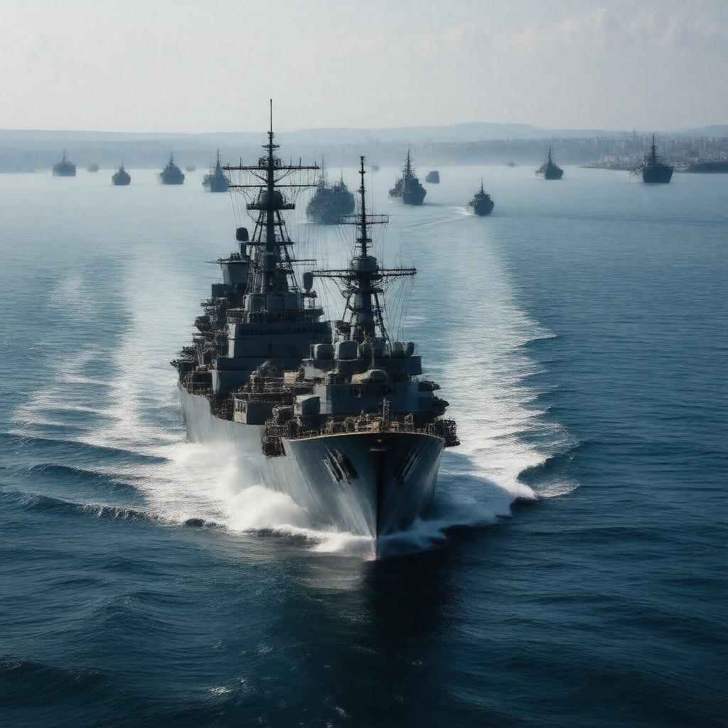 AI-created image of Black Sea Fleet